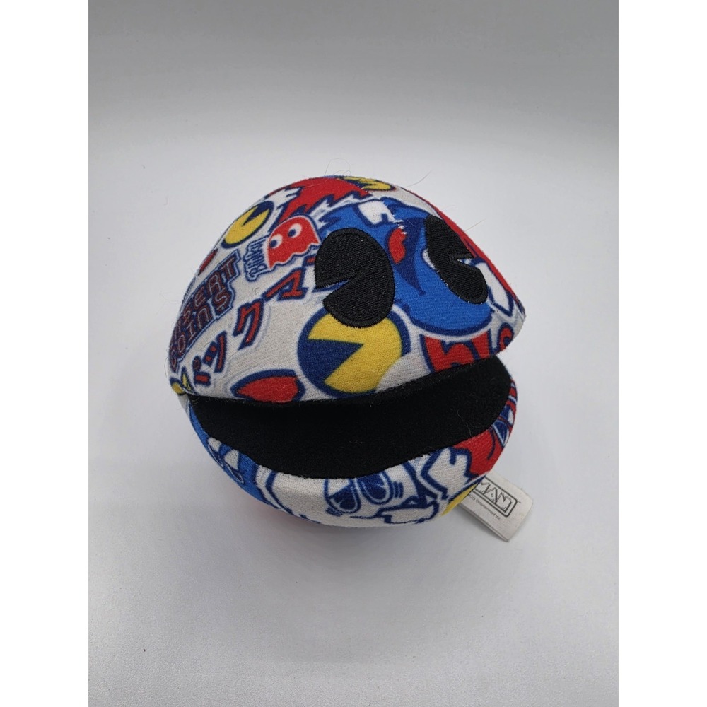 PacMan Video Game 80's Insert Coin Blinky Sticker Bomb Plush Officially Licensed